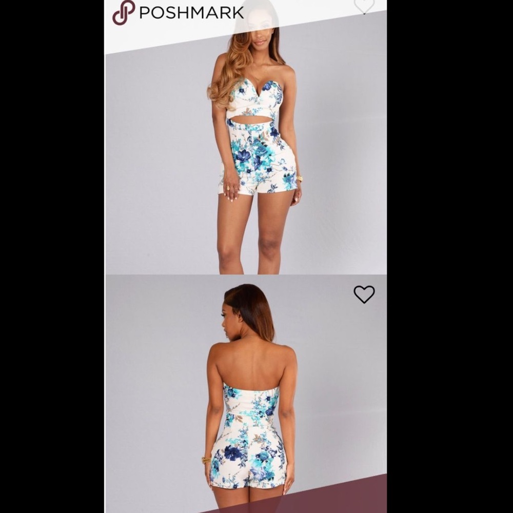 Fashion nova freshly floral romper